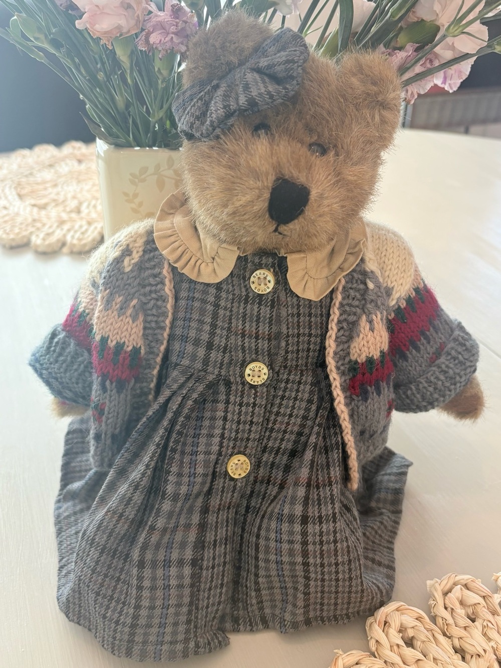 Boyds Bear Zelma Berriweather 1998 Ta-Dah Series Fully Jointed Body